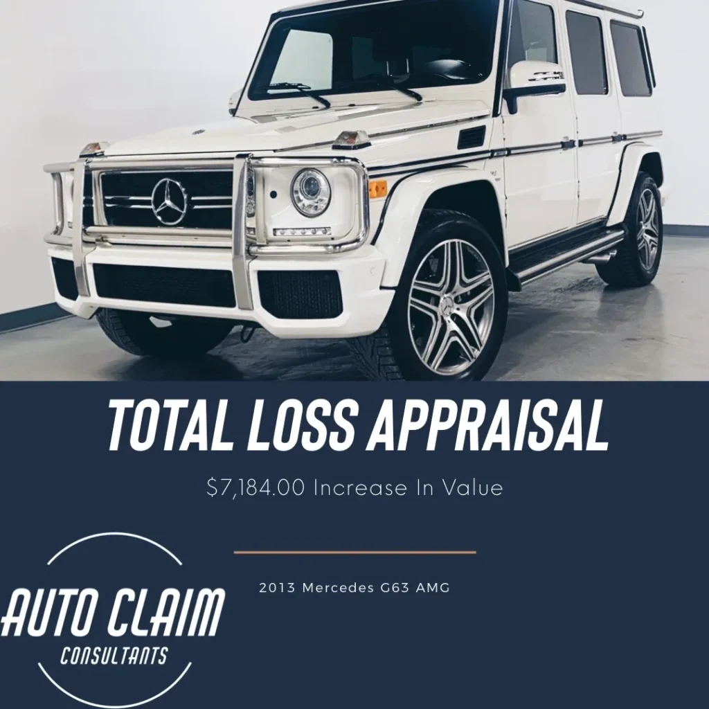 auto claim consultant total loss appraisal