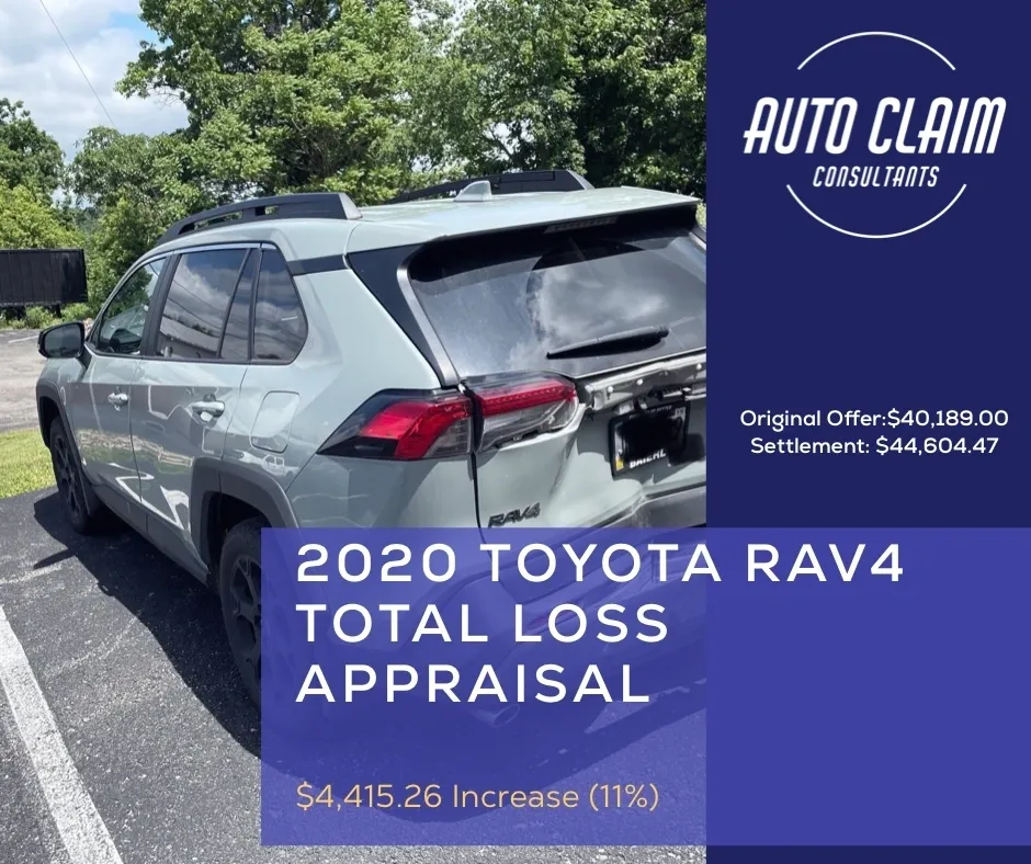 auto claim consultant 2022 toyota rav4