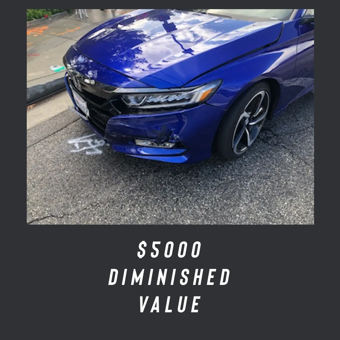 Honda Accord Diminished Value